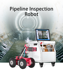 Robot de Inspección de Tuberías con Control Remoto, Sistema de Cámara de Inspección de Alcantarillado y Drenaje con CCTV, Endoscopio Industrial con Monitor - Product Image 3