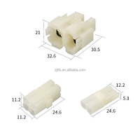 Placa PCB de 6 pines, Conector de 6 pines, 6P, PIN directo, Conector de placa de soldadura, conector automotriz