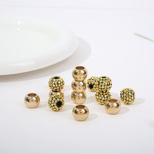 Moda Glod pelo trenza cuenta brillante rastas pelo Color anillo trenza accesorios extensión del cabello - Product Image 5