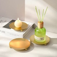 Bouteille de parfum de diffuseur de roseau en verre vide avec boîte et couvercle en bois 100ml 200ml givré noir vert personnalisé
