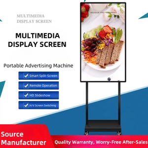 Écran publicitaire LCD TFT extérieur 55 pouces, luminosité élevée 1000-5000 nits, affichage numérique 4K UHD sur pied, signalétique numérique - Product Image 4