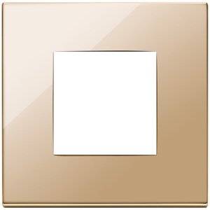 Gold Plate Wall <b>Switch</b> 9.5 In Length 1.4 In Height Square Design - Product Image 1