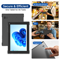 Tableta Robusta de 10.1 Pulgadas con Windows 11, Resistente al Agua IP67, Intel N150, 4G, 5G, Escáner de Código de Barras 1D/2D, NFC, GPS, PC Industrial Personalizado OEM