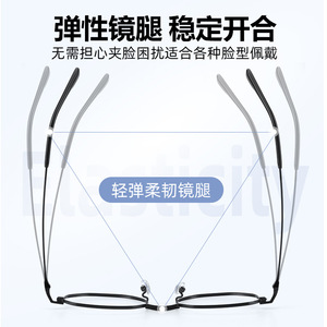 Monture de lunettes octogonale Danyang 25022, monture intégrale, verres en résine, légère, design unisexe et tendance - Product Image 2