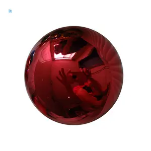 Best selling Colored 300mm hollow stainless steel spheres ball for Christmas decoration