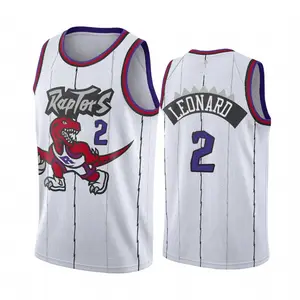 All'ingrosso personalizzato a buon mercato Toronto cucito maglia da basket Raptors 1 Mcgrady 2 uniformi da basket LEONARD