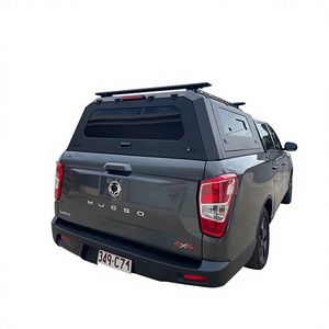 Camper pour pick-up 4x4 Sierra avec fenêtres coulissantes, double cabine, auvent en aluminium, couverture rigide étanche - Product Image 1
