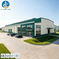 Edificio Industrial Metálico Prefabricado ODM/OEM, Estructura de Acero Ligero, Taller, Almacén con Vigas de Acero en Forma de H