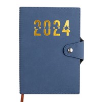 Fourniture de cahiers d'impression personnalisés journal en cuir 2024 calendrier cahier agendas planificateur hebdomadaire