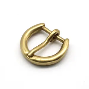 2023 New Arrive Fashion Brass Buckle Centre Pin Buckle 25mm Brass for Lady Fashion Belt