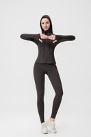 Ensemble de sport de qualité supérieure, idéal pour les amateurs de yoga, ensemble haute performance, veste tendance et durable