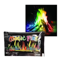 Coloré 10g 15g 25g 30g couleur feu d'artifice magique feu de camp coloré fête cheminée usine flammes mystiques poudre de feu magique