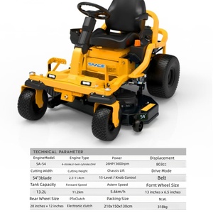 Tondeuse autoportée à essence à braquage zéro pour une coupe rapide et efficace des pelouses sur de grandes propriétés - Product Image 6