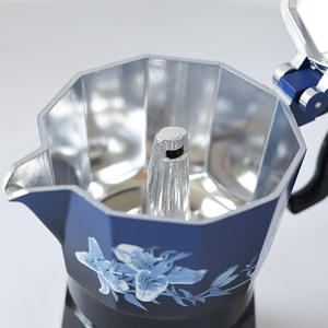 Mini cafetera italiana <span class=keywords><strong>Moka</strong></span> Mokapot estufa portátil Espresso Brew Maker para el hogar y Camping - Product Image 3