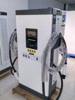 Bornes de recharge commerciales EV DC 60 kW à charge rapide, avec lecteur de code et carte, certifiées CE, nouvelles, à double pistolet et écran 7 pouces