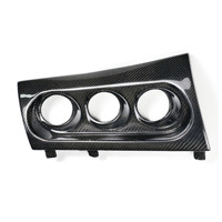 Cubierta para el Panel de Instrumentos del Pasajero Delantero con Fibra de Carbono Genuina para Mitsubishi Lancer Winged EVO X M7