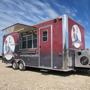 Concession personnalisée européenne avec évier à eau Chariot de vente de café Remorque alimentaire Nouveau populaire food truck entièrement équipé à vendre - Product Image 5