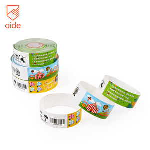 워터 파크 용 직접 인쇄 맞춤형 손목 밴드 열 팔찌 롤 식별 팔찌 열 팔찌 티켓 팔찌 - Product Image 6