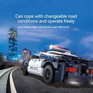 Youpin ONEBOT Building Blocks Police Cars,assembled Toys Educational Puzzle Children's Static Simulation Model - Product Image 6