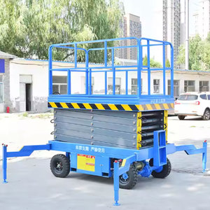 Plataforma elevadora de tijera eléctrica tipo tracción, plataforma elevadora autopropulsada barata, elevación autopropulsada de alta calidad - Product Image 5