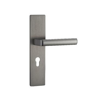 Black Heavy Duty Bathroom Quality Pure <b>Copper</b> Indoor Door Lock Light Luxury Villa Simple Design Door <b>Handle</b> - Product Image 4
