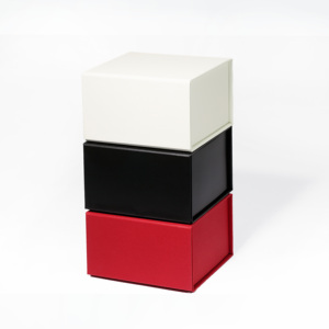 Caja de Regalo Plegable con Logotipo Personalizado, Tamaño XS, con Tapa Magnética, Caja de Cartón Reciclable, Empaque de Lujo - Product Image 4