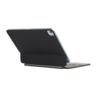 Clavier sans fil ultra-plat Keysco avec pavé tactile, surface aspect alliage, rétroéclairage 7 couleurs pour iPad 10.2/10.5/10.9/11/12.9 USB-C