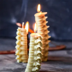 XY003 아마존 핫 세일 독특한 뼈 모양 촛불 만들기 금형 유행 3d 척추 촛불 금형 수지 석고 공예 홈 장식