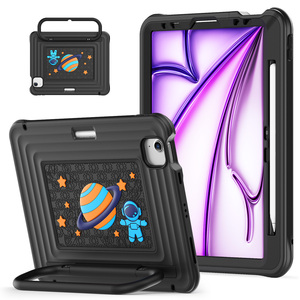 Étui de tablette en silicone PC antichoc adapté aux enfants avec support multi-angles et emplacement pour stylet, housse de protection pour <span class=keywords><strong>iPad</strong></span> Pro 11 pouces <span class=keywords><strong>Air</strong></span> 4/5e génération - Product Image 1