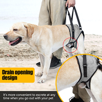 Harnais de levage pour chien pour grands chiens Élingue de jambe arrière de chien réglable et rembourrée pour les anciennes blessures articulaires handicapées Support de jambe arrière pour animaux de compagnie