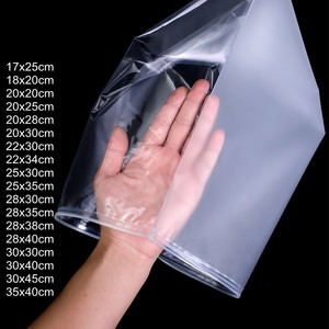 Customized Logo Printed Matte Frosted Transparent Swimwear Clothes Packaging Zipper Closure Plastic Ziplock Bag