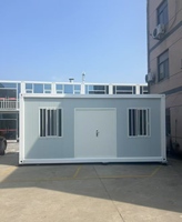 Maison conteneur industrielle démontable en gros, mini-cabane préfabriquée, maison mobile, bureau et salon en kit, prête à être expédiée