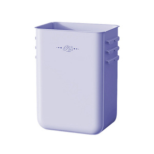eClean 10L <b>Wall</b>-<b>Mounted</b> Trash Can Rectangular Hanging Indoor Waste <b>Bin</b> for Home Bathroom Kitchen Bedroom - Product Image 1