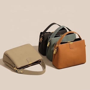 Bolso de Mano de Cuero Vacuno de Primera Capa, Nuevo Modelo 2026, Moda Primavera-Verano, Bolso de Hombro Tipo Mensajero de Alta Calidad para Mujer - Product Image 1