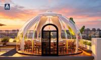 Carpa de Hotel Burbuja Transparente de Lujo de 3m |   Domo para Observación de Estrellas al Aire Libre para Glamping, Resorts y Campamentos