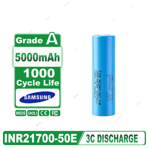 Baterai Isi Ulang Samsung NMC Silinder 3.7V 5000mAh Kapasitas Mega - Product Image 1