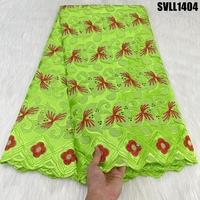 Supoo Coton Nigérian Dentelle de Haute Qualité 2022 Tissu de Dentelle Suisse Voile Brodé Africain pour Mariage