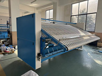 Machine à plier le linge plat à vapeur automatique 3300 mm, équipement de blanchisserie commercial pour hôtels et hôpitaux