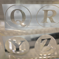 Vinilo Adhesivo Reflectante Plateado Personalizado, Recortado con Plotter, Resistente al Agua, para Máquinas