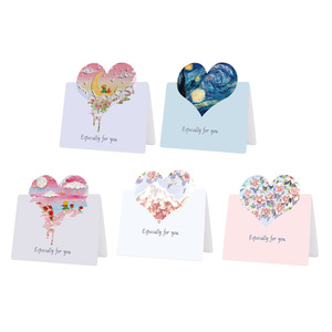 Biglietto d'Auguri Personalizzato con Dipinto a Olio, Messaggio Scritto a Mano, Temi: <span class=keywords><strong>Piccolo</strong></span> <span class=keywords><strong>Principe</strong></span>, Notte Stellata, Festival del Sakura - Product Image 5