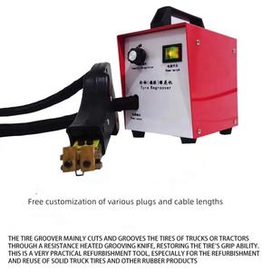 اداة حفز اطارات الشاحنات الاوتوماتيكية، ماكينة وآلة فتح وفتح الخرطوم، ماكينة وآلة حفر الاطارات مع شفرات الحرارة - Product Image 2