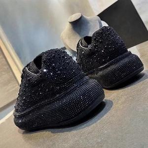 Dernière Version – Baskets Plateformes de Luxe Originales avec Strass – Élégance Décontractée pour Soirées – Chaussures Tendance Grande Taille pour Femmes - Product Image 3