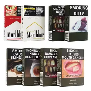 Custom Printing Packing Smoking Packaging Tobacco Case Paper Custom Cigarette Boxes