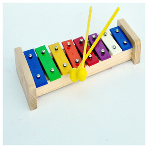Wholesale Orff Percussion <b>Instrument</b> 8 Notes Portable Rainbow Glockenspiel Xylophone <b>Musical</b> Percussion <b>Instrument</b> for Kids - Product Image 2