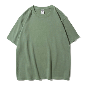 Wholesale Men Blank T-shirt Custom Quality Cotton Loose Drop Shoulder Oversized T Shirt - Product Image 1