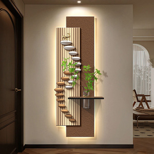 Decoración de Pared Moderna y Ecológica para el Hogar, Impresión Digital en Lienzo de Cristal con Base de Madera, Diseño de Paisaje - Product Image 2