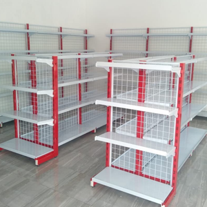 Bán buôn giá rẻ tùy chỉnh kệ đa cấp kim loại kệ hiển thị nhà bếp Snack cửa hàng tạp hóa cửa hàng sân bay siêu thị kệ - Product Image 3