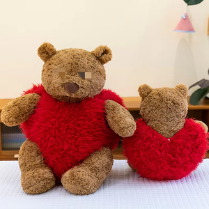 Simpatico topolino imbottito in borsa verde peluche, adatto per la casa giocattoli di peluche, regali di festa per ragazzi e ragazze - Product Image 1