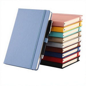 Cuaderno A5 de Tela con Logotipo Personalizado, Páginas Rayadas Coloridas, Encuadernación Cosida, Cierre Elástico, <span class=keywords><strong>para</strong></span> Estudiantes, Oficina y Negocios - Product Image 1
