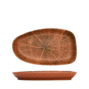 Piatto in terracotta Forest 26x15 cm per servire piatti da portata - Product Image 3